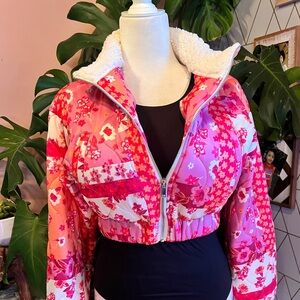 Altar’d State Patchwork Coat size xsmall NEW